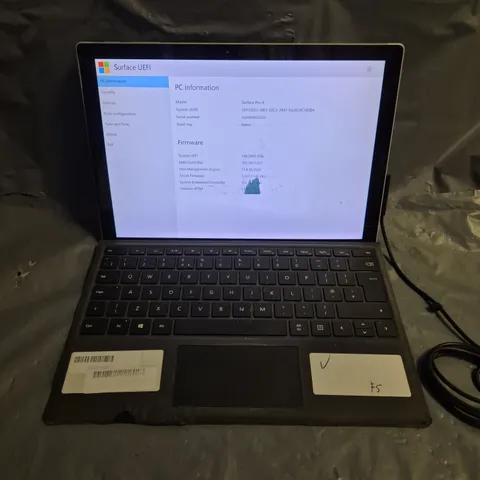 MICROSOFT SURFACE PRO 4 TABLET LAPTOP
