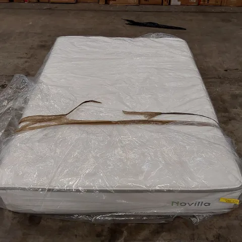 QUALITY BAGGED NOVILA 27cm orthopaedic POCKET SPRUNG HYBRID 4'6" MATTRESS