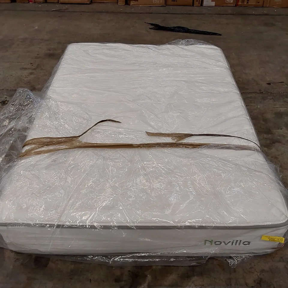 QUALITY BAGGED NOVILA 27cm orthopaedic POCKET SPRUNG HYBRID 4'6" MATTRESS