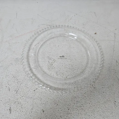4 BOXED BELLA PERLE GLASS DINNER PLATES