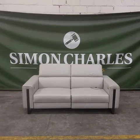 QUALITY DESIGNER ITALIAN MADE 3 SEATER ELECTRIC RECLINER LEATHER SOFA