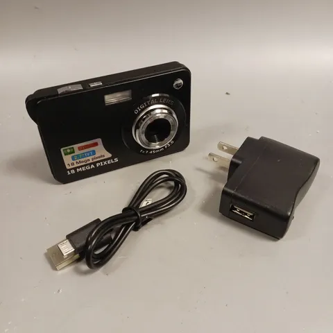 BOXED UNBRANDED 18MP DIGITAL CAMERA IN BLACK