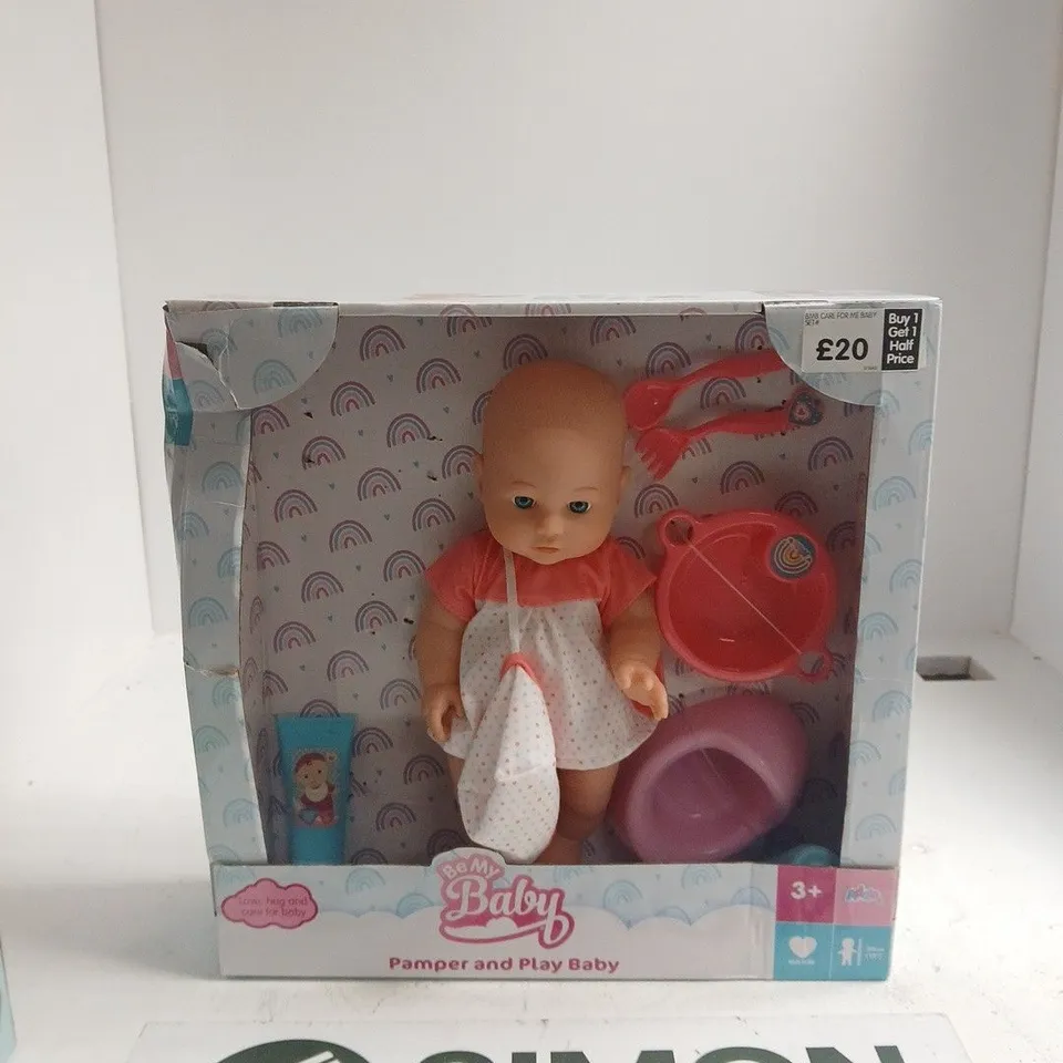 BE MY BABY PAMPER AND PLAY BABY DOLL – BOXED WITH ACCESSORIES