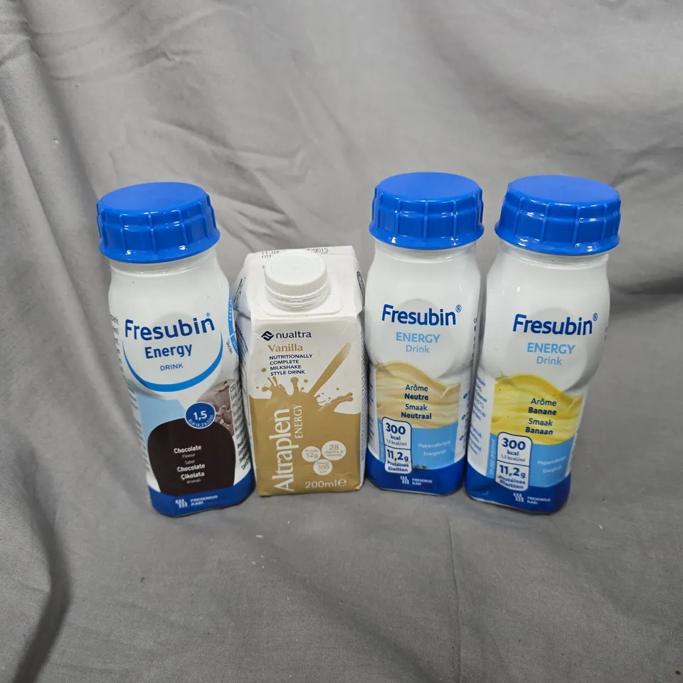 APPROXIMATELY 18 ASSORTED HEALTH DRINKS TO INCLUDE FRESUBIN ENERGY DRINK & NUALTRA ALPEN ENERGY MILKSHAKE - COLLECTION ONLY
