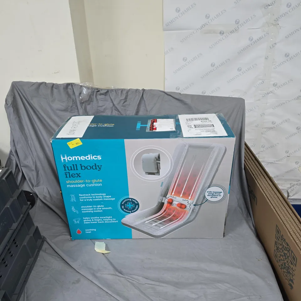 HOMEDICS FULL BODY FLEX SHOULDER-TO-GLUTE MASSAGE CUSHION