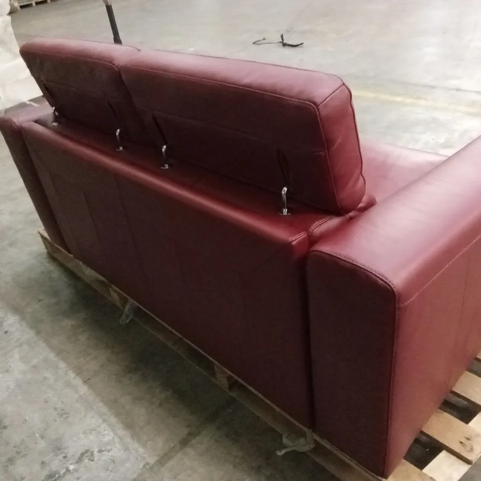 QUALITY DESIGNER ITALIAN MADE CABIRIA 2 SEATER LEATHER SOFA BED
