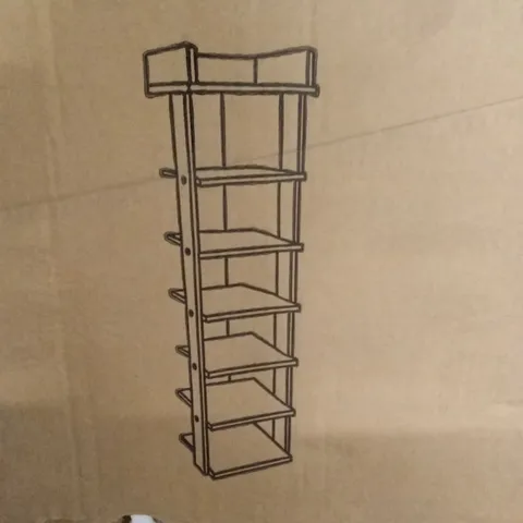 BOXED NEO SHELVES RUSTIC BROWN