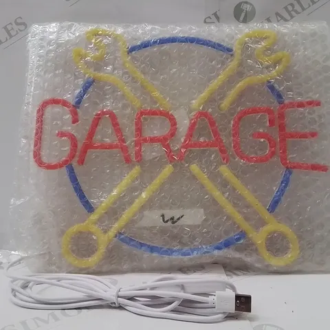 BOXED NEON WALL SIGN 