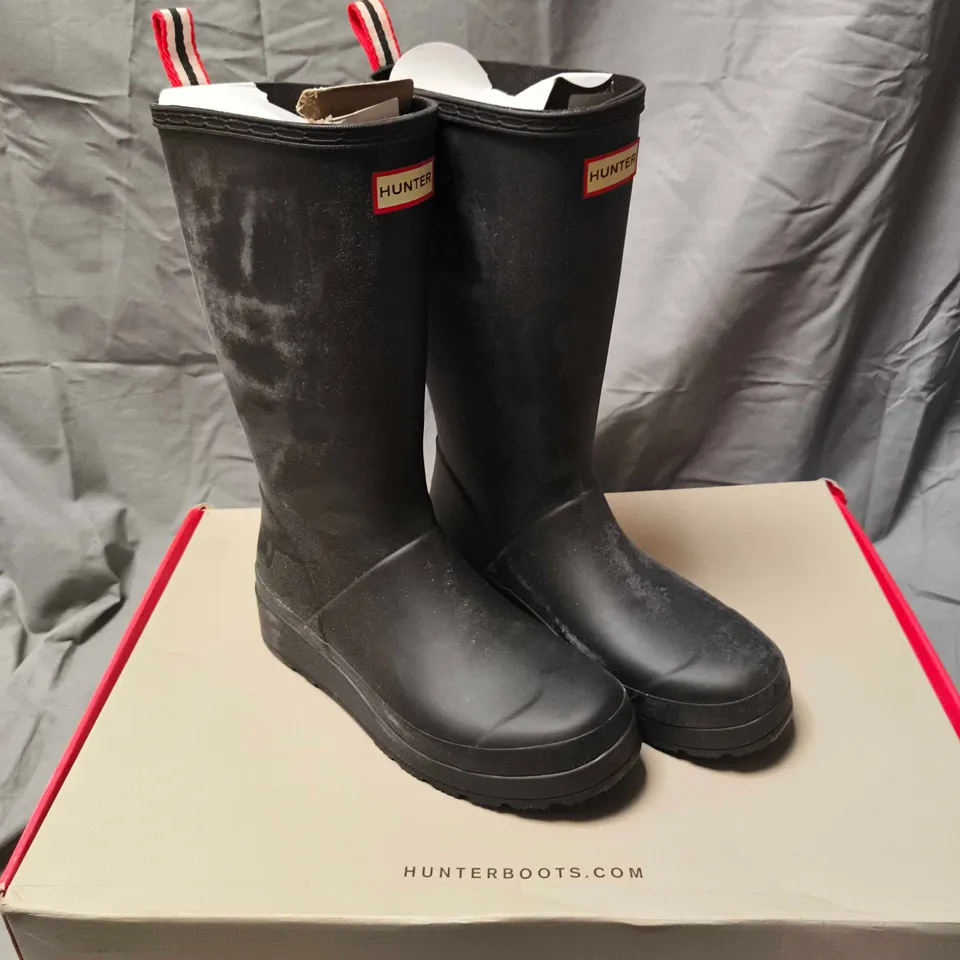 HUNTER ORIGINAL PLAY TALL BOOTS - 7