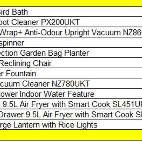 PALLET OF APPROXIMATELY 12 ASSORTED HOUSEHOLD AND GARDEN PRODUCTS TO INCLUDE; 