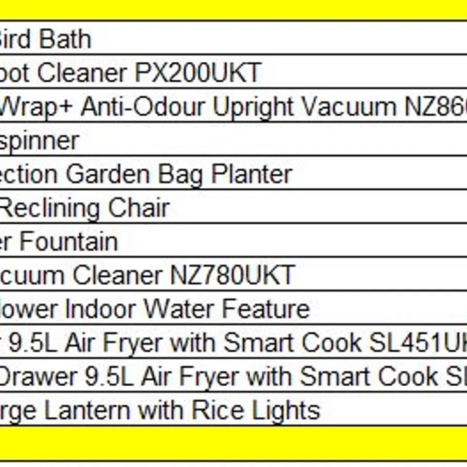 PALLET OF APPROXIMATELY 12 ASSORTED HOUSEHOLD AND GARDEN PRODUCTS TO INCLUDE; 