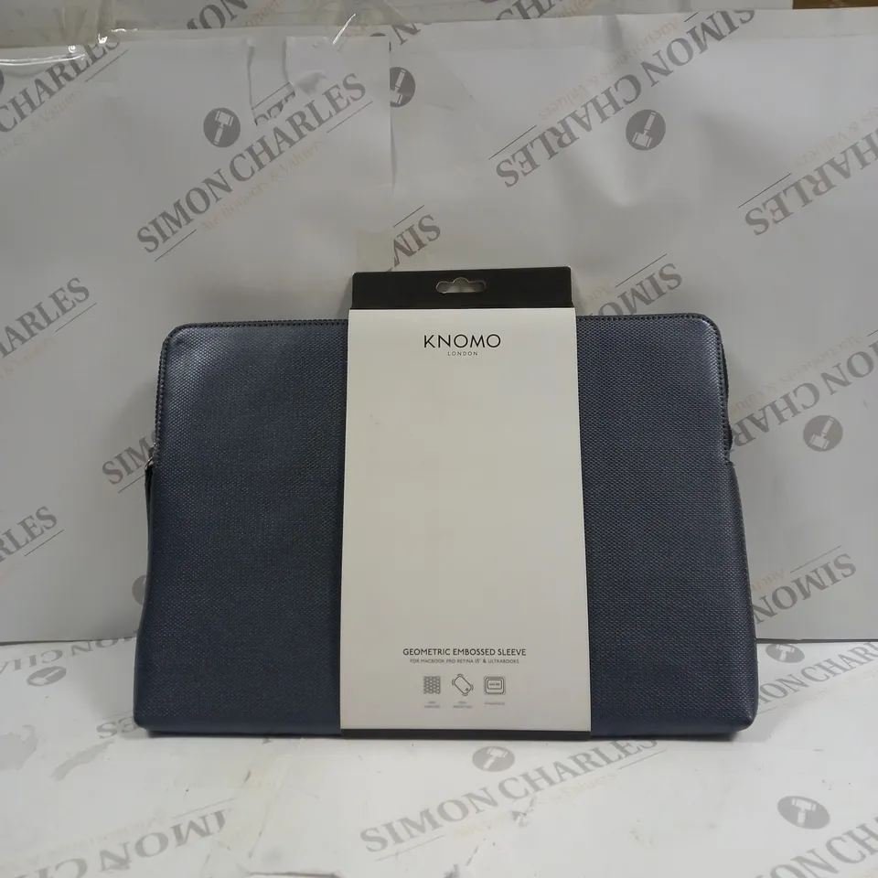 5 KNOMO LONDON GEOMETRIC EMBOSSED SLEEVE 