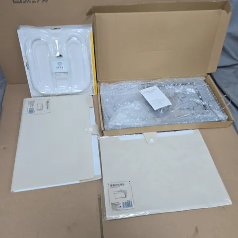 APPROXIMATELY 15 ASSORTED ITEMS TO INCLUDE A4 EXPANDING FILE, PANLUX LIGHT, LED BATTERY SYMPHONY CONTROLLER, ETC