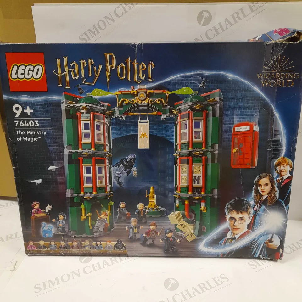 BOXED LEGO HARRY POTTER MINISTRY OF MAGIC (76403 SET) RRP £90