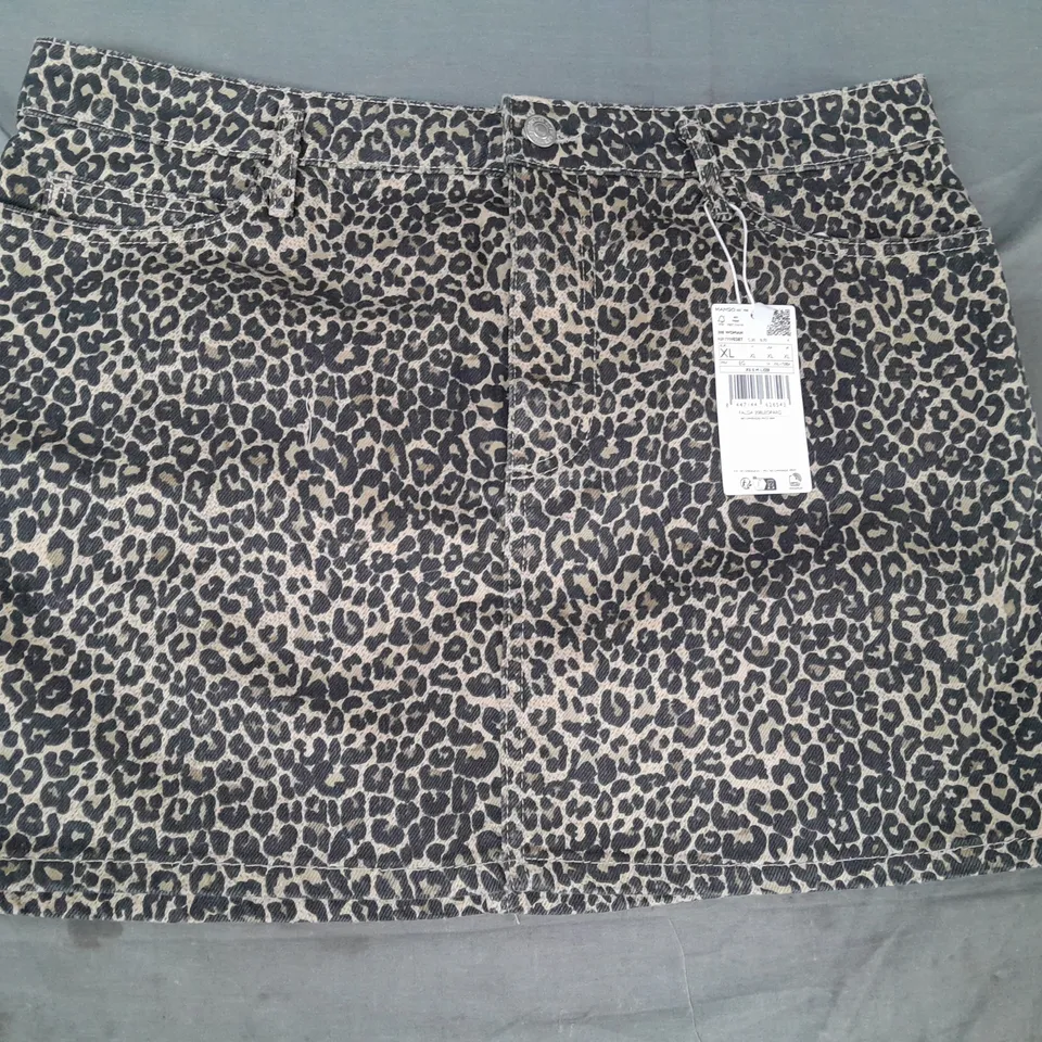 MNG SKIRT IN LEOPARD PRINT SIZE XL