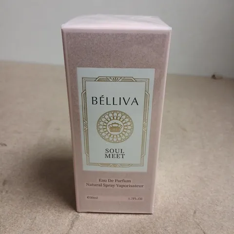 BOXED AND SEALED BELLIVA SOUL MEET EAU DE PARFUM 50ML