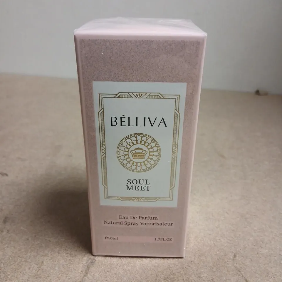 BOXED AND SEALED BELLIVA SOUL MEET EAU DE PARFUM 50ML