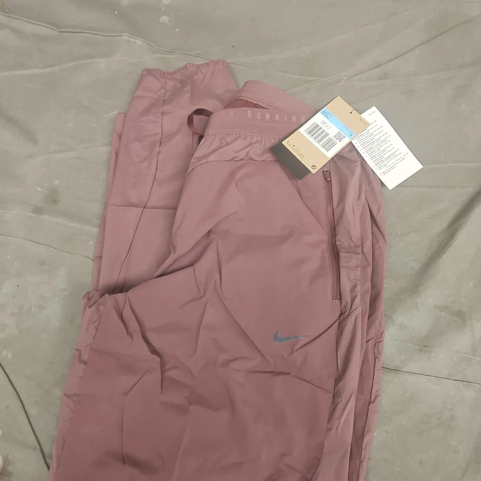 NIKE MENS RUNNING TROUSERS – PINK, SIZE M