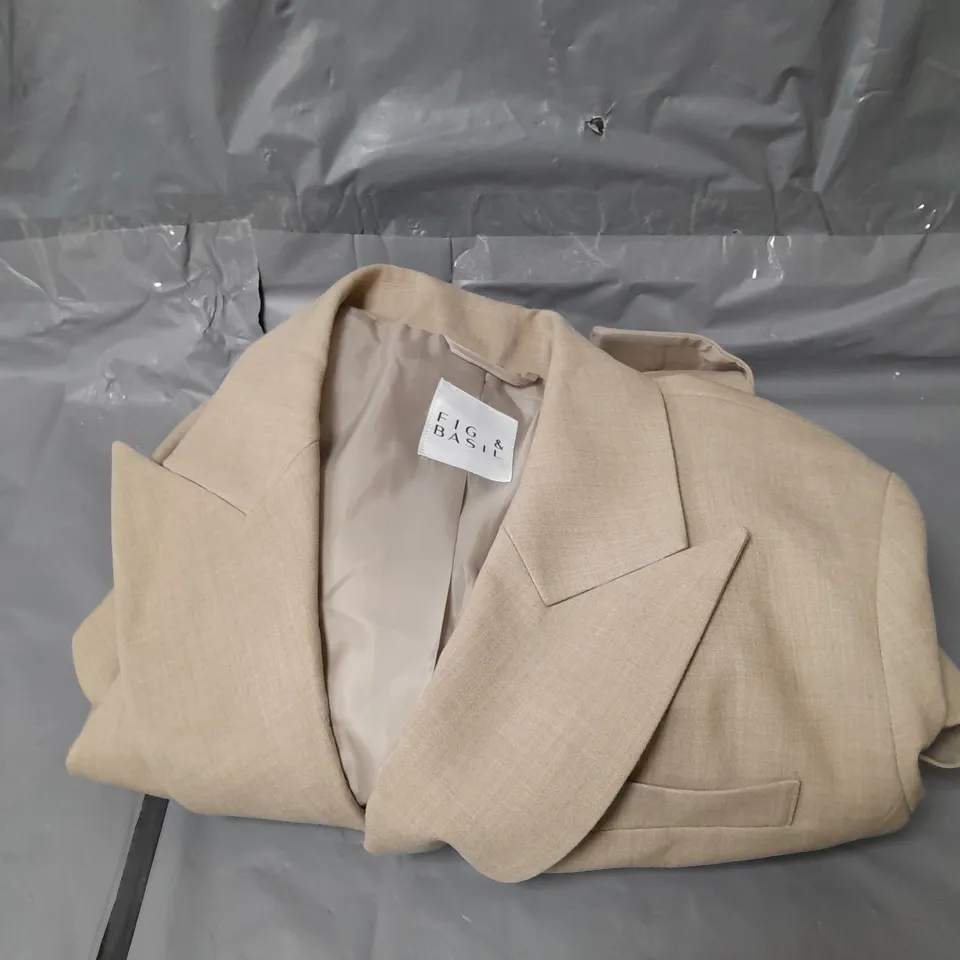 FIG & BASIL CROSS HATCH BLAZER CO ORD - 14 RRP £45