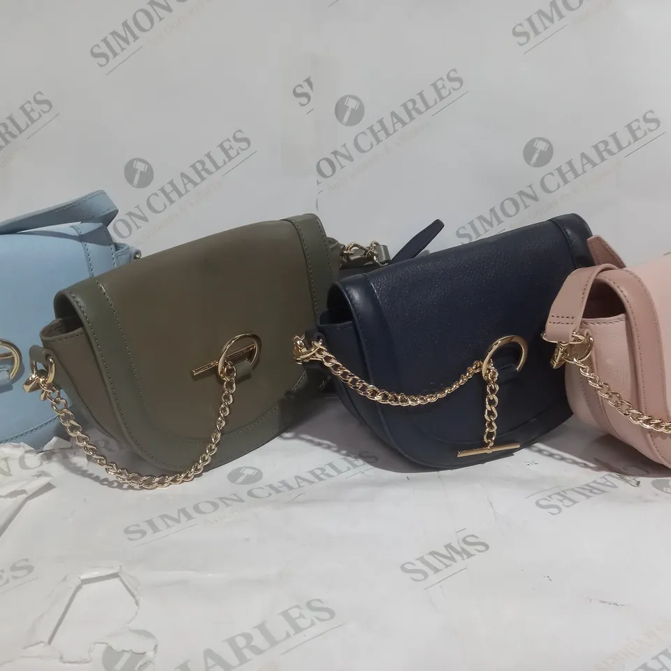 PAUL COSTELLOE DRESSAGE SET OF 4 BAGS TO INCLUDE BLUE, PINK, GREEN ETC