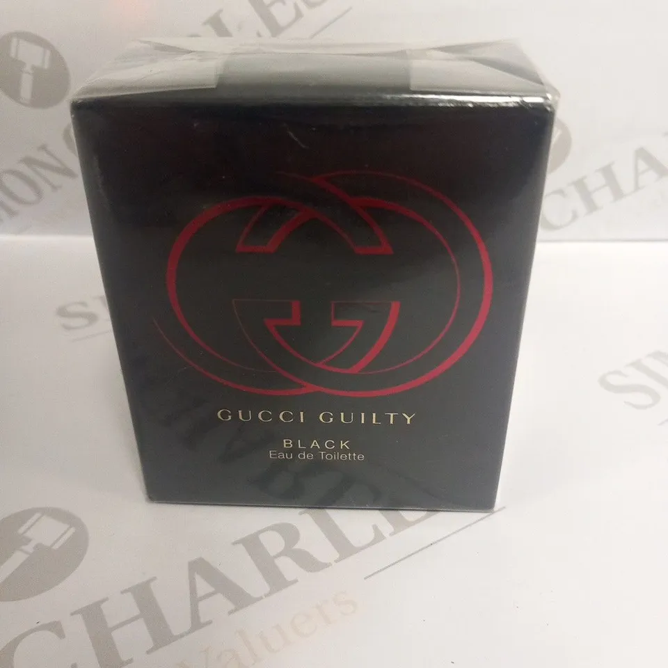BOXED AND SEALED GUCCI GUILTY BLACK EAU DE TOILETTE SPRAY 50ML