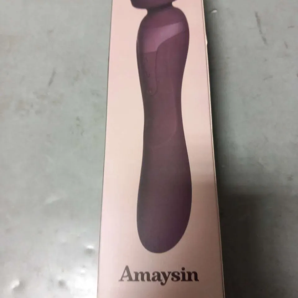 BOXED AMAYSIN DUO MAGIC WAND AND DILDO VIBRATOR RECHARGEABLE