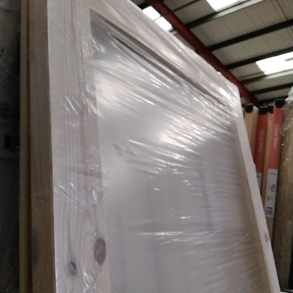 DESIGNER KNOTTY PINE HALF GLAZED INTERNAL DOOR 1981X762MM