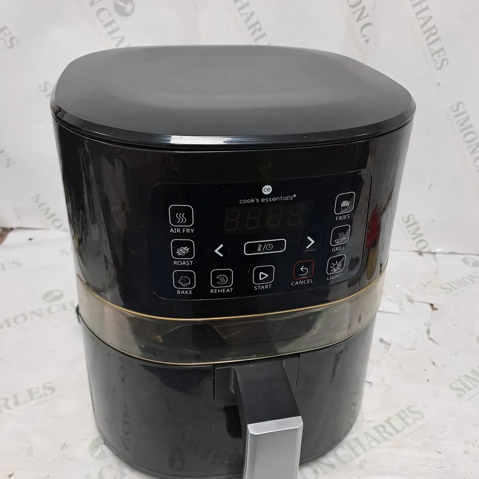 OUTLET COOK'S ESSENTIALS 4.0L AIR FRYER - BLACK