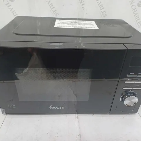 BOXED SWAN 20L 700W DIGITAL MICROWAVE IN BLACK