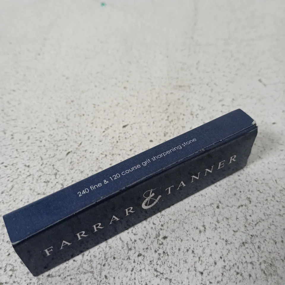 FARRAR & TANNER SHARPENING STONE – 240 FINE + 120 COARSE GRIT (BOX)