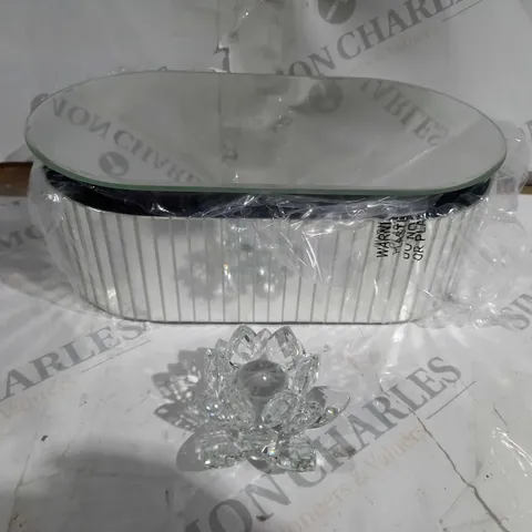 JM BY JULIEN MACDONALD SET OF 2 LOZENGE TRINKET BOXES