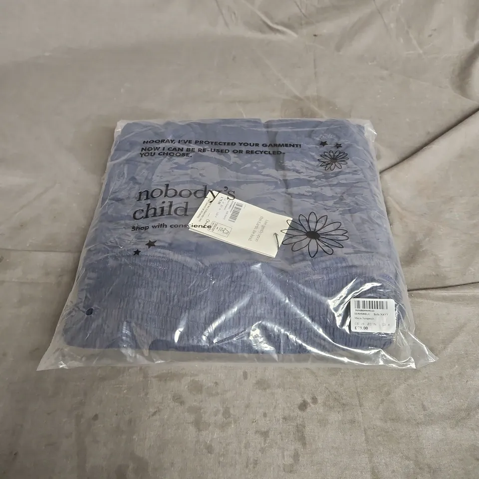 NOBODY'S CHILD MAYA JUMPSUIT IN NAVY SIZE 10