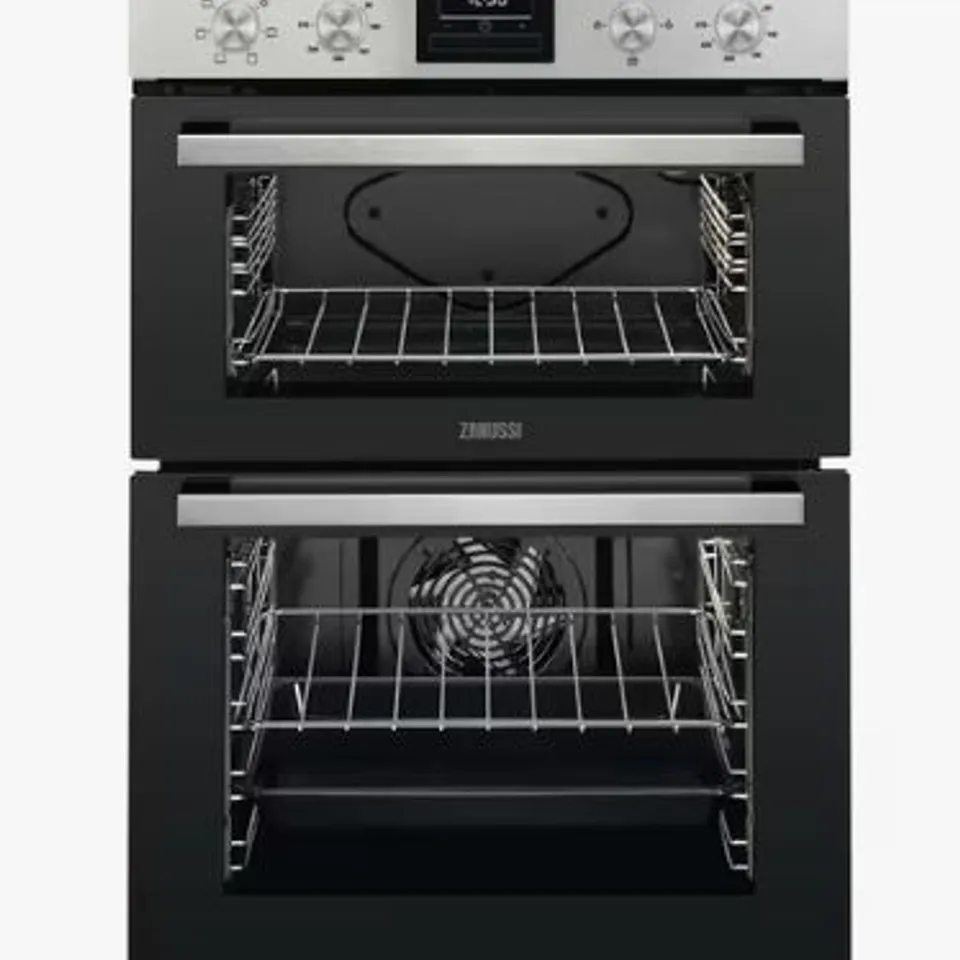ZANUSSI ZOD35661XK BUILT-IN MULTIFUNCTION ELECTRIC DOUBLE OVEN, STAINLESS STEEL