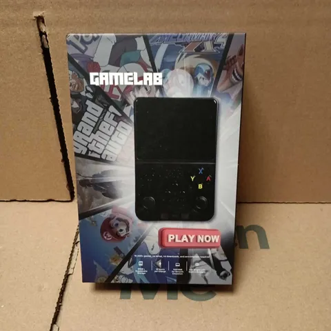GAMELAB ALL-IN-ONE CONSOLE – HANDHELD GAMING SYSTEM 15,000 CLASSIC RETRO GAMES, BOXED