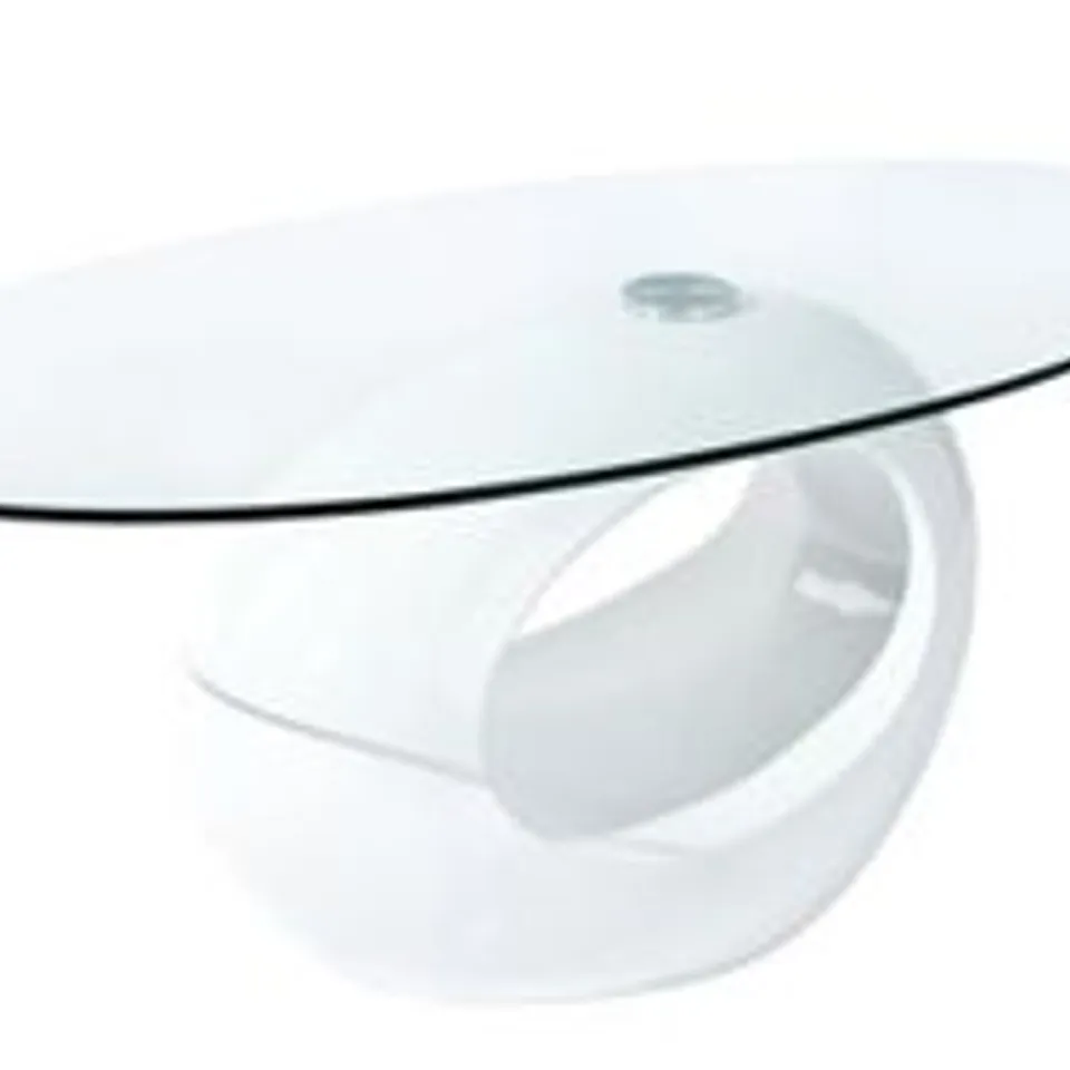 GLASS DESIGNER COFFEE TABLE RRP £300