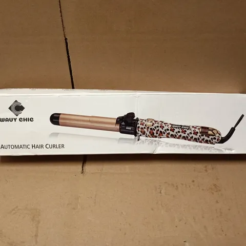 WAVY CHIC AUTOMATIC HAIR CURLER – LEOPARD PRINT