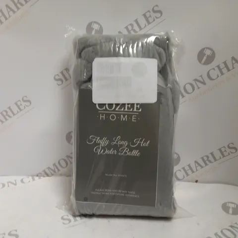OUTLET COZEE HOME LONG PLUSH 2L HOT WATERBOTTLE IN GREY