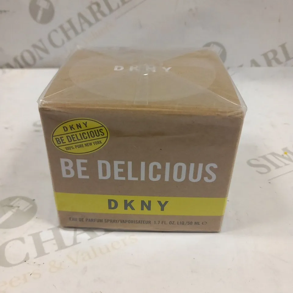 BOXED AND SEALED BE DELICIOUS DKNY EAU DE PARFUM 50ML