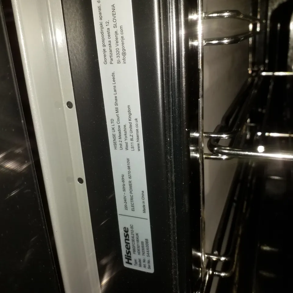 HISENSE HDE3211BXUK CERAMIC FREESTANDING ELECTRIC COOKER	