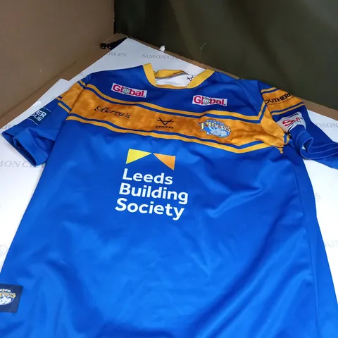 LEEDS RHINOS RUGBY TOP SIZE 5XL 