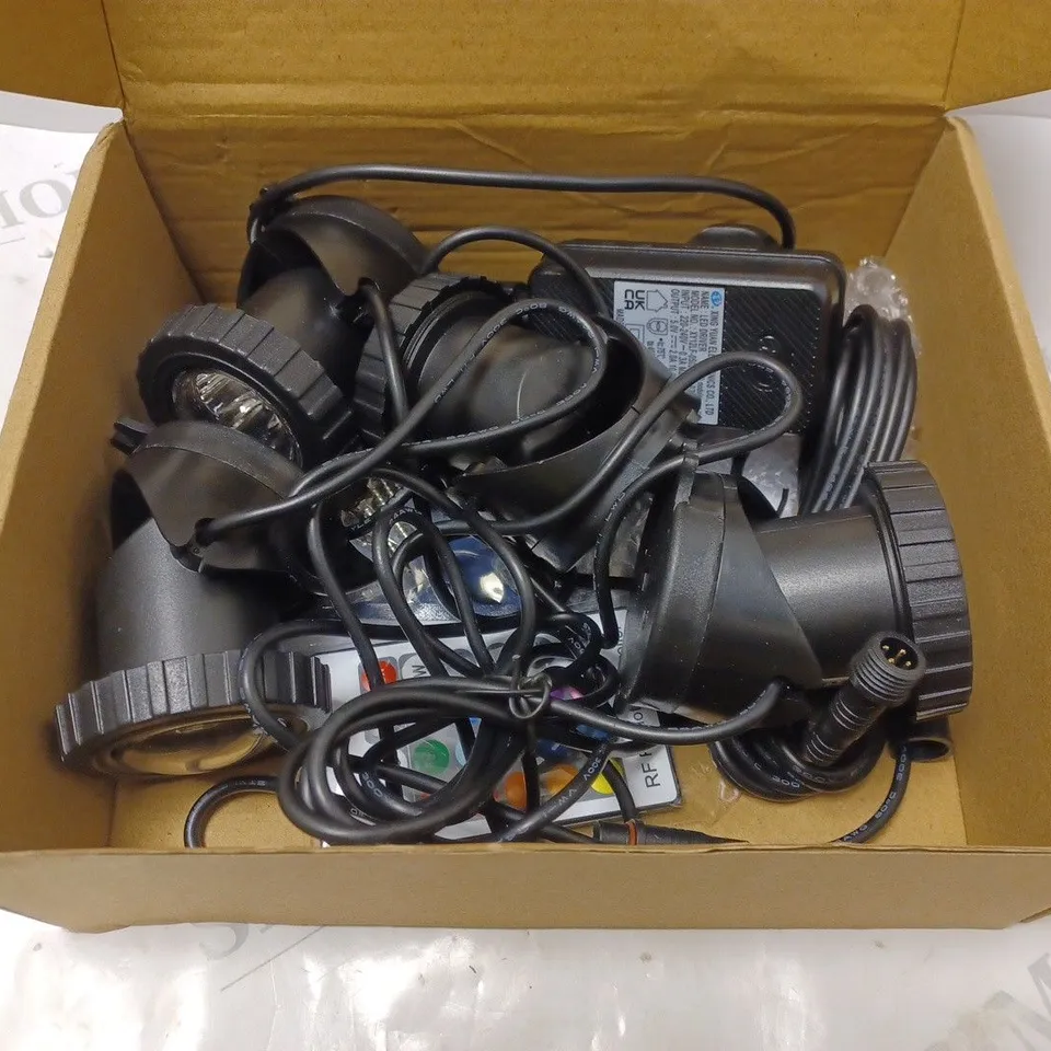 4 BOXED NATPOW SOLAR POND LIGHTS TS-F2210