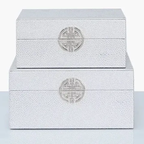 FAUX LEATHER JEWELLERY BOXES