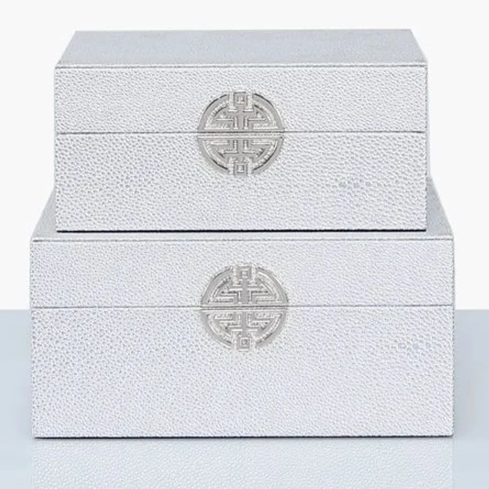 FAUX LEATHER JEWELLERY BOXES
