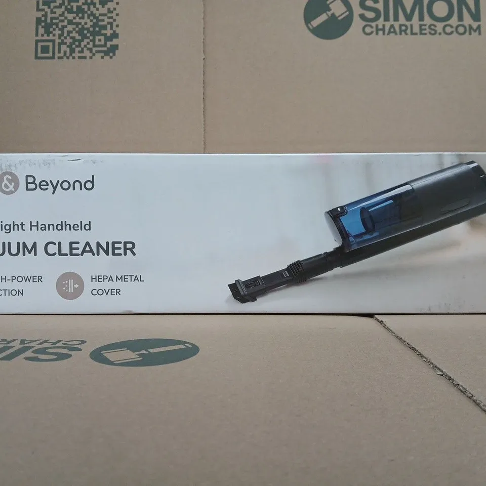 BOXED BLISS & BEYOND LIGHTWEIGHT HANDHELD VACUUM CLEANER