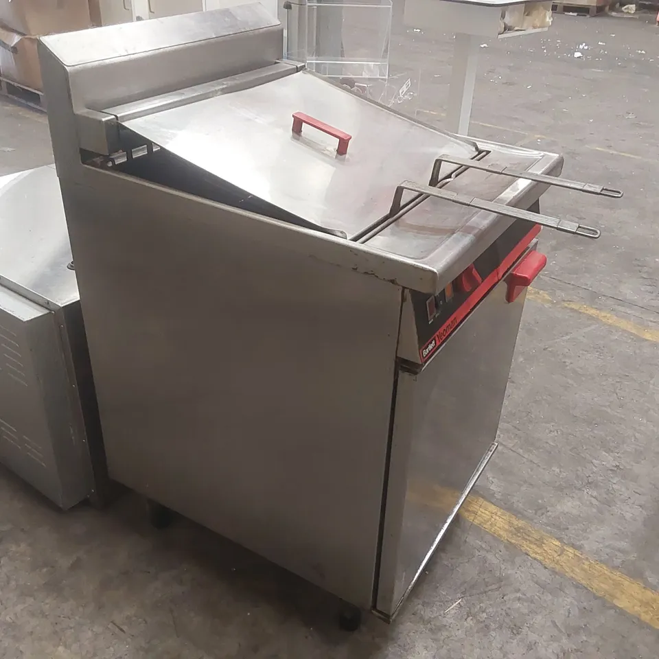 BARTLETT YEOMAN SINGLE TANK TWIN BASKET FRYER ELECTRIC