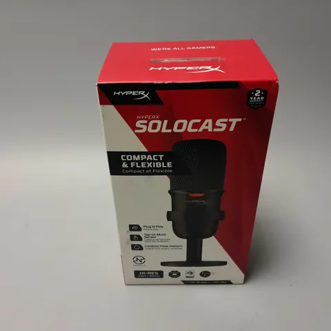 BOXED AND SEALED HYPERX SOLOCAST MICROPHONE