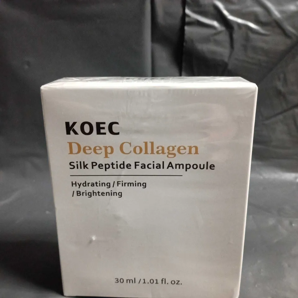 KOEC DEEP COLLAGEN SILK PEPTIDE FACIAL AMPOULE – 30 ML