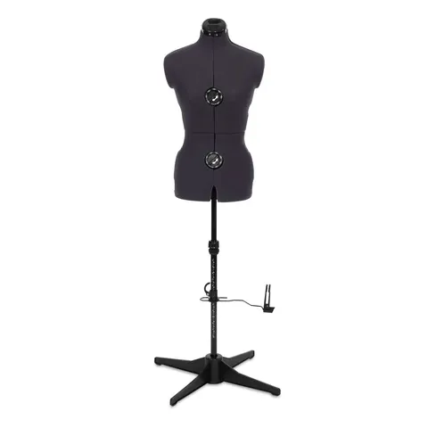 BOXED ADJUSTOFORM TAILORMAID 8 PART ADJUSTABLE DRESS FORM - GREY (1 BOX)