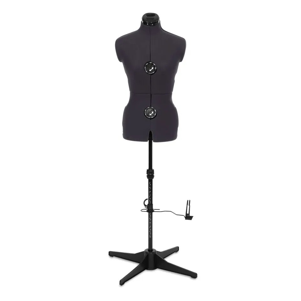 BOXED ADJUSTOFORM TAILORMAID 8 PART ADJUSTABLE DRESS FORM - GREY (1 BOX)