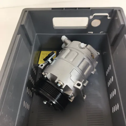 AUTOMOTIVE AIR CONDITIONING COMPRESSOR WITH PULLEY – VEHICLE PART